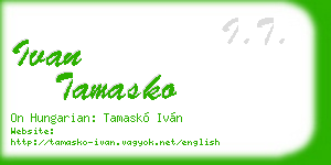 ivan tamasko business card